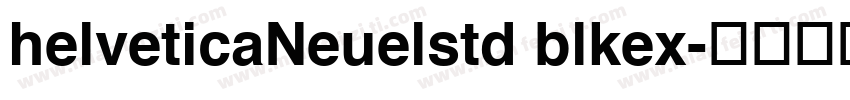 helveticaNeuelstd blkex字体转换